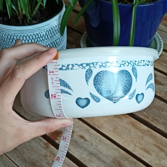 🌷3/15🌷 Vintage bowl with lid Delfts blauw like - Picture 6 of 6